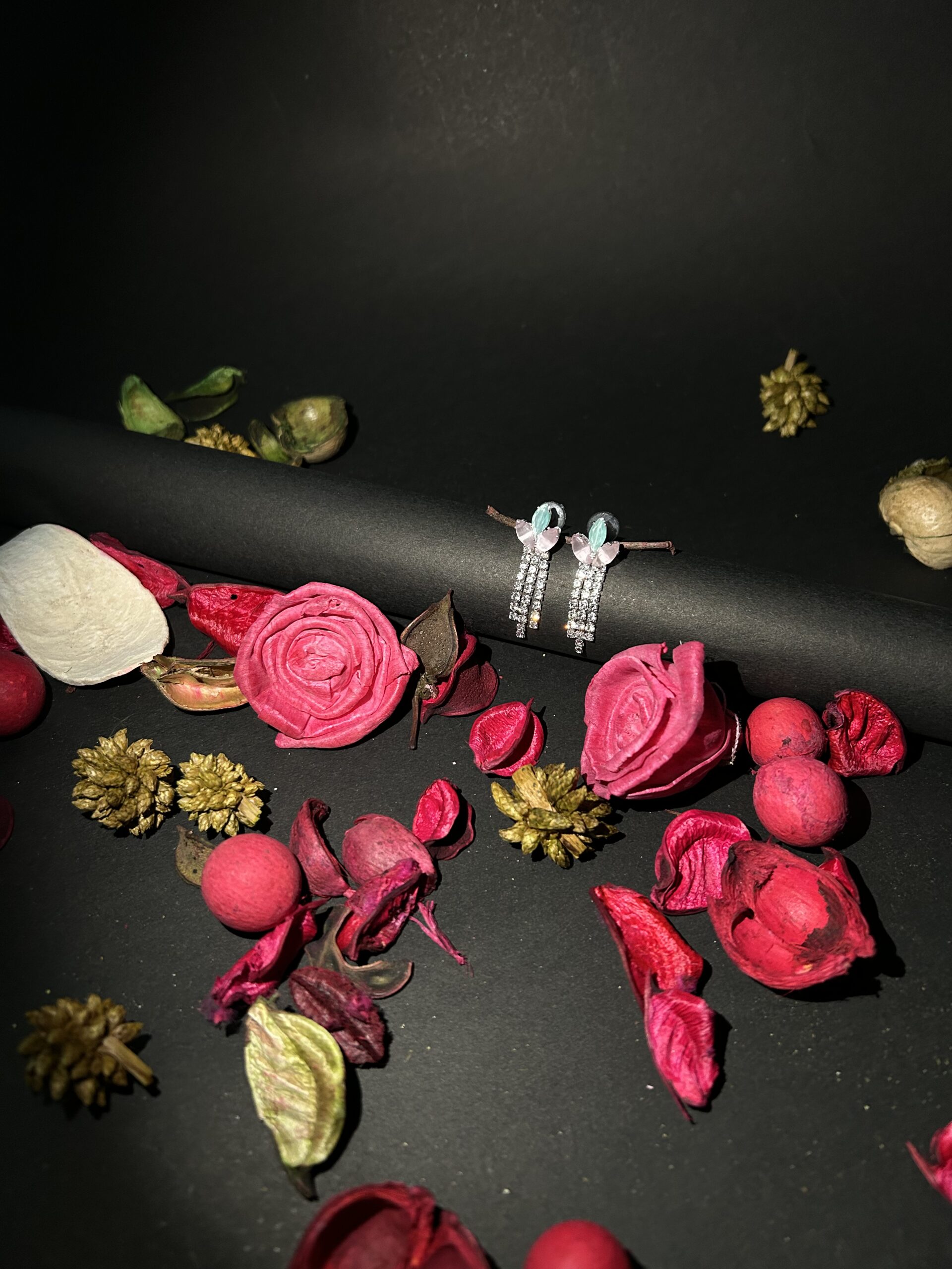 Luxury AD Crystal Waterfall Dangler Earrings