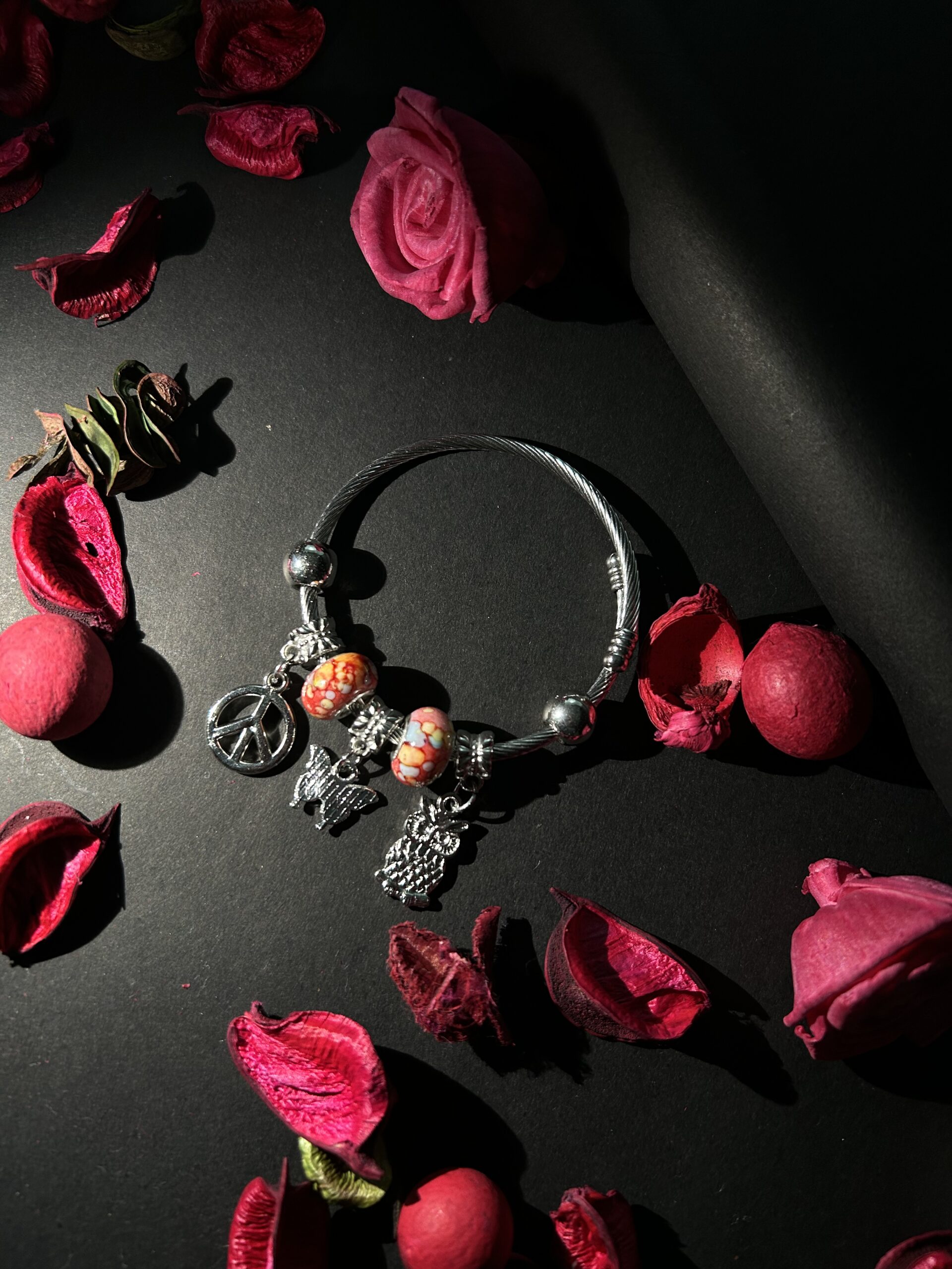 Bohemian Dream Charm Bangle Bracelet - Image 10