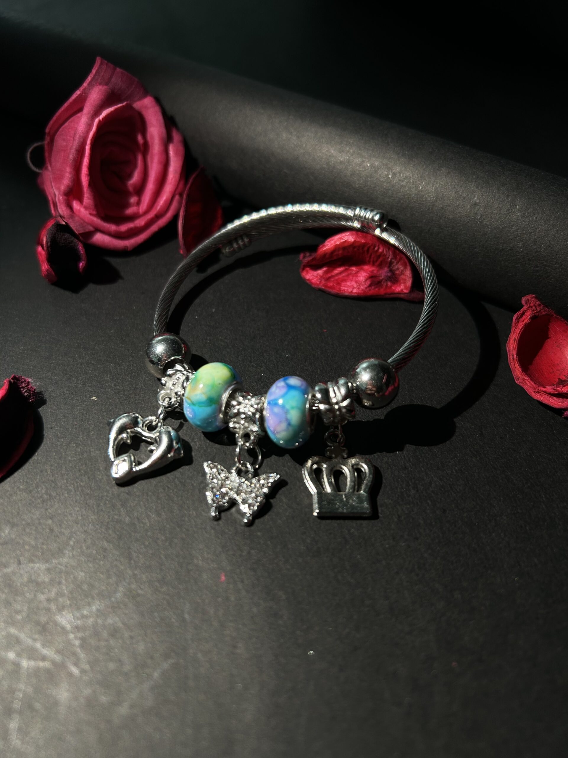 Bohemian Dream Charm Bangle Bracelet - Image 6